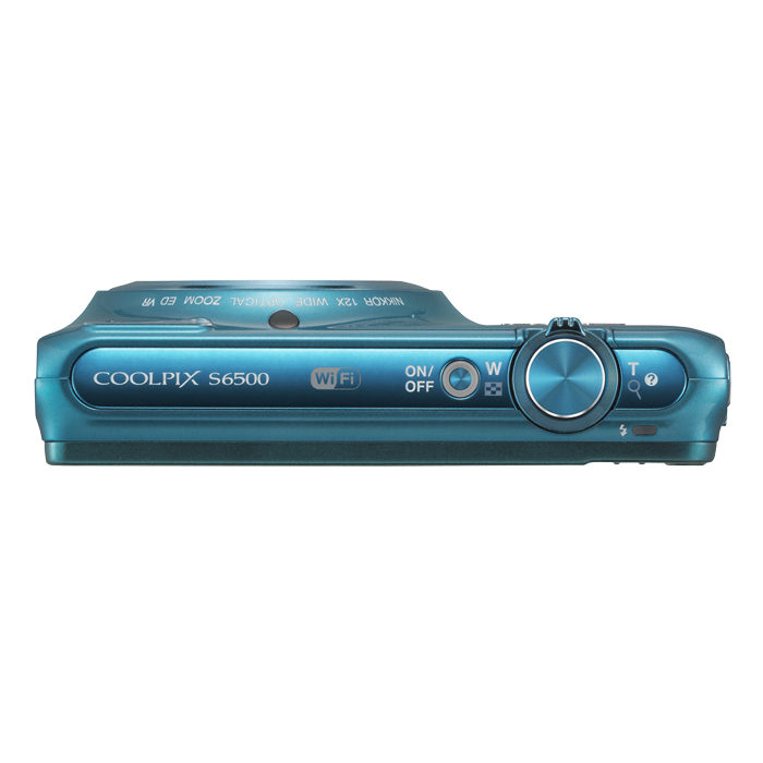 Nikon Coolpix S6500 compact camera Blauw