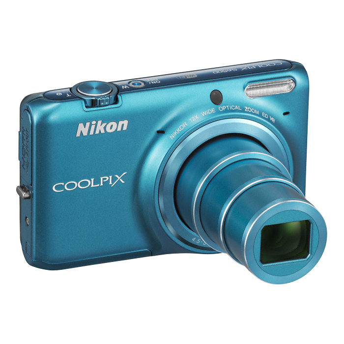 Nikon Coolpix S6500 compact camera Blauw