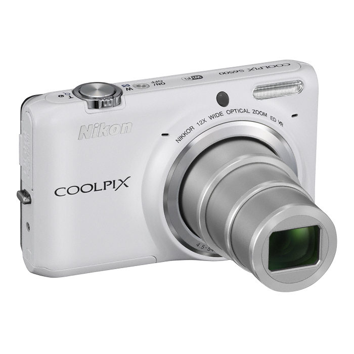 Nikon Coolpix S6500 compact camera Wit
