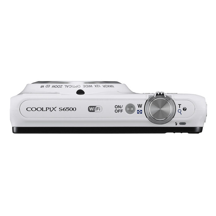 Nikon Coolpix S6500 compact camera Wit