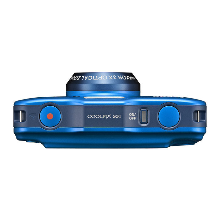 Nikon Coolpix S31 compact camera Blauw