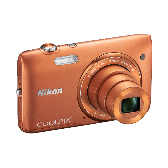 Nikon Coolpix S3500 compact camera Oranje