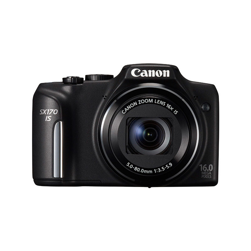 Canon PowerShot SX170 IS compact camera Zwart