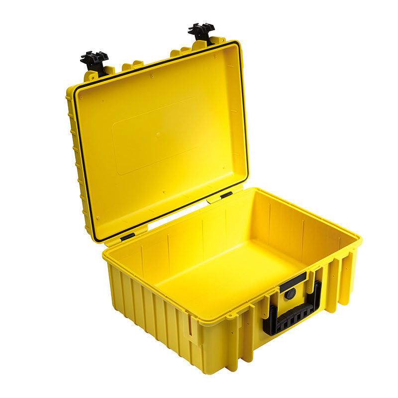 B&W Outdoor Case Type 5000 Geel met Vakverdeler