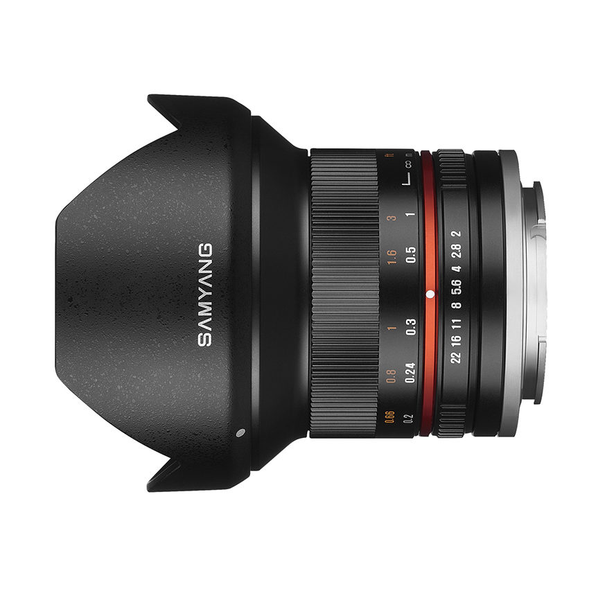 Samyang 12mm f/2.0 NCS CS Sony E-mount objectief zwart