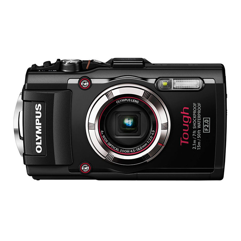 Olympus Tough TG3 compact camera Zwart