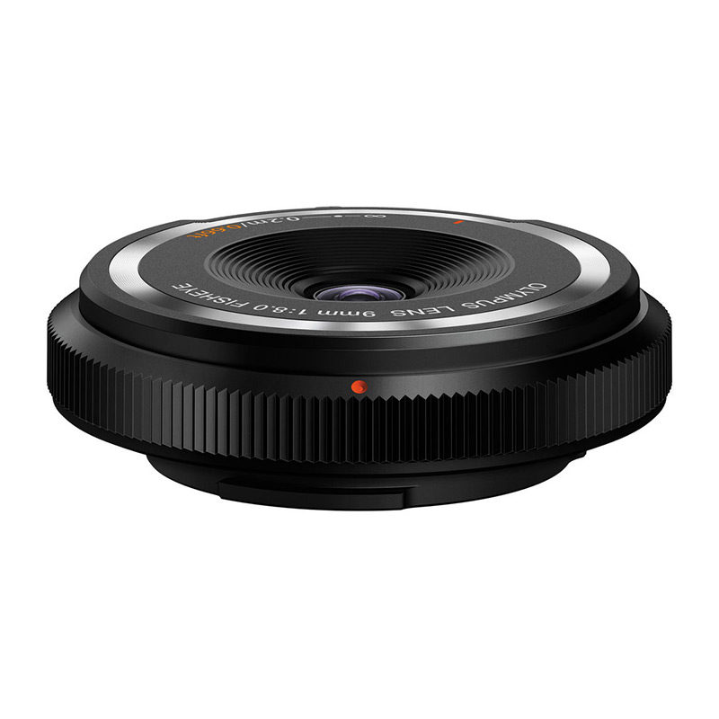 Olympus Body Cap lens 9mm f/8.0 Fisheye objectief Zwart