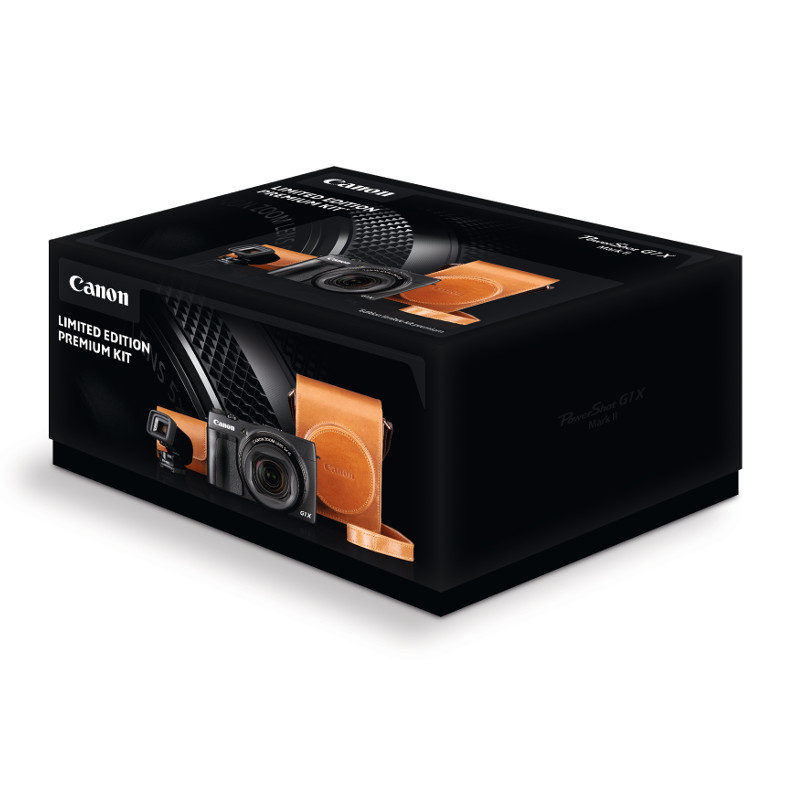 Canon PowerShot G1 X Mark II Premium kit compact camera Zwart