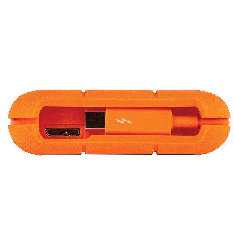 LaCie Rugged USB-C 5TB, Draagbare Externe Harde Schijf, PC Mac iPad & iPhone, Data Rescue Service (STFR5000800