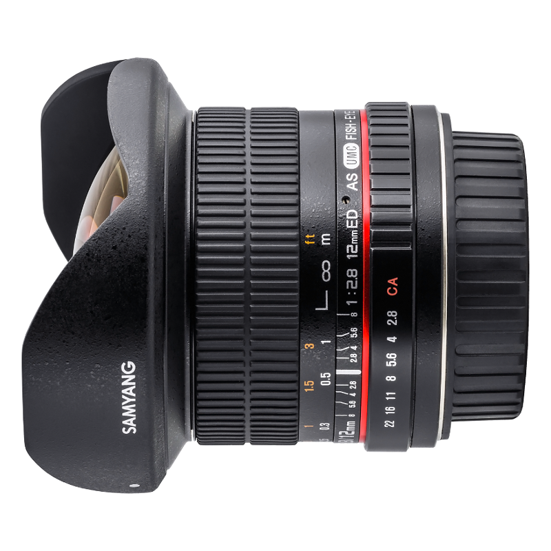 Samyang 12mm f/2.8 ED AS NCS fisheye MFT-mount objectief