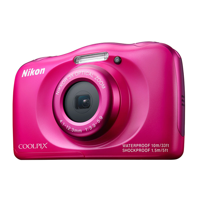 Nikon Coolpix S33 compact camera Roze
