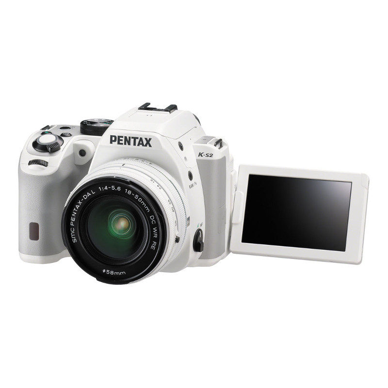 Pentax KS2 DSLR Wit + 1850mm WR + 50200mm WR