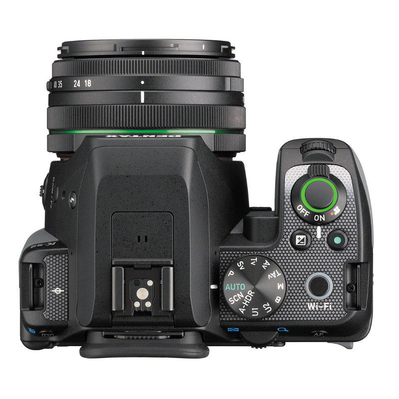 Pentax KS2 DSLR Zwart/Oranje + 1850mm WR Zwart