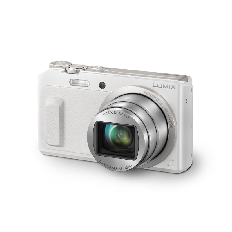 Panasonic Lumix DMCTZ57 compact camera Wit