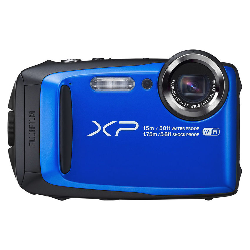 Fujifilm FinePix XP90 compact camera Blauw