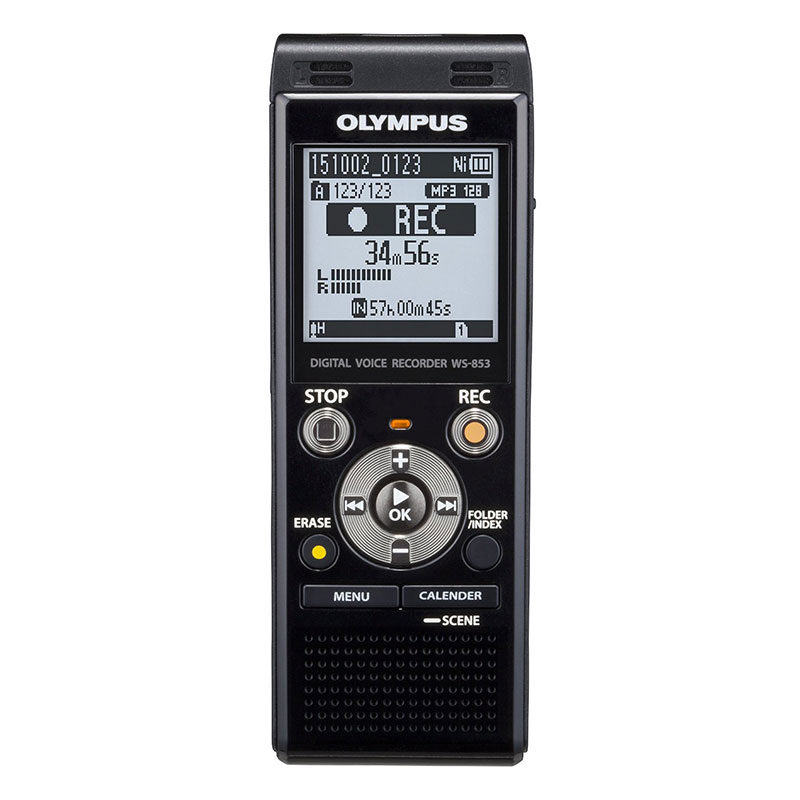 Olympus WS-853 voice recorder Zwart
