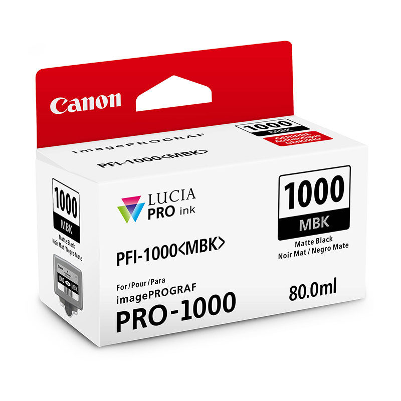 Canon - 0545C001 - PFI-1000MBK - Inktcartridge zwart mat