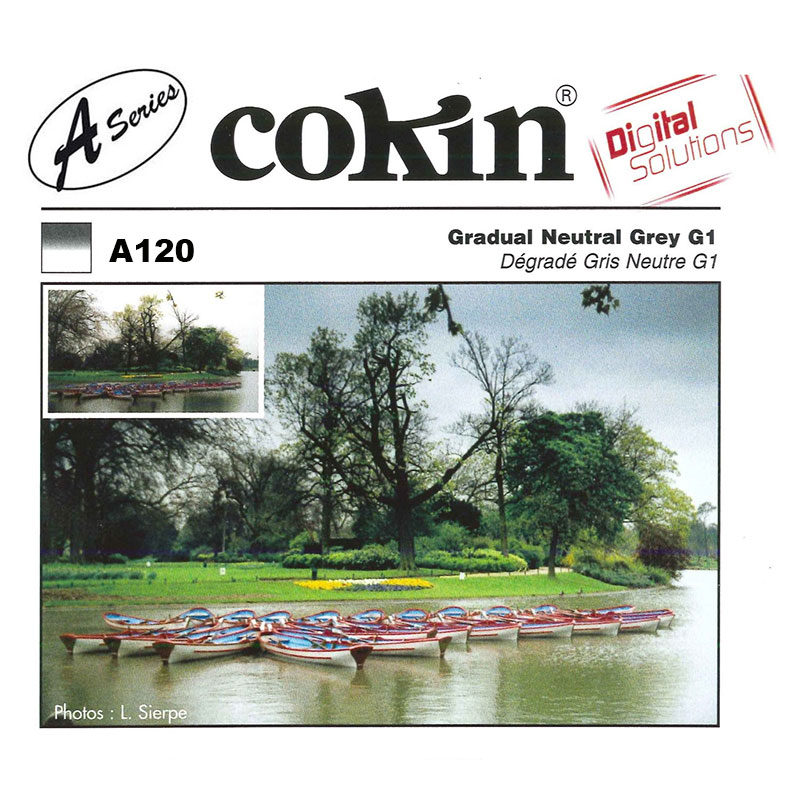 Filtre Cokin A120 G1 Gradué Gris – Série A, 66x72mm, Occasion, Made In France