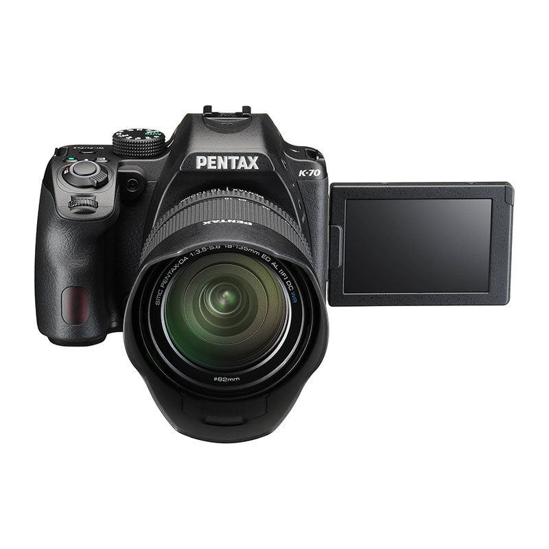 Pentax K70 DSLR Zwart + 18135mm WR kopen? Cameranu