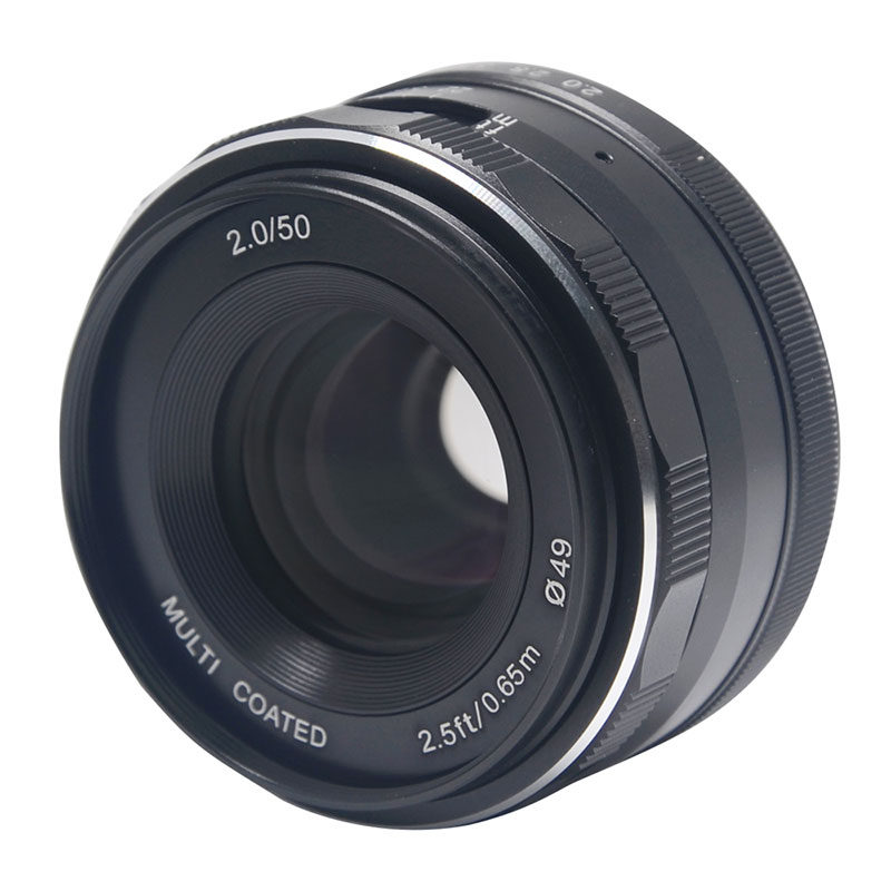 Meike 50mm f/2.0 Sony E-mount objectief