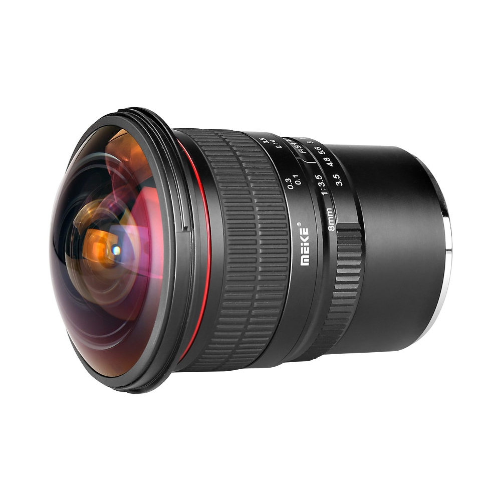 Meike 8mm f/3.5 Fisheye MFT-mount objectief