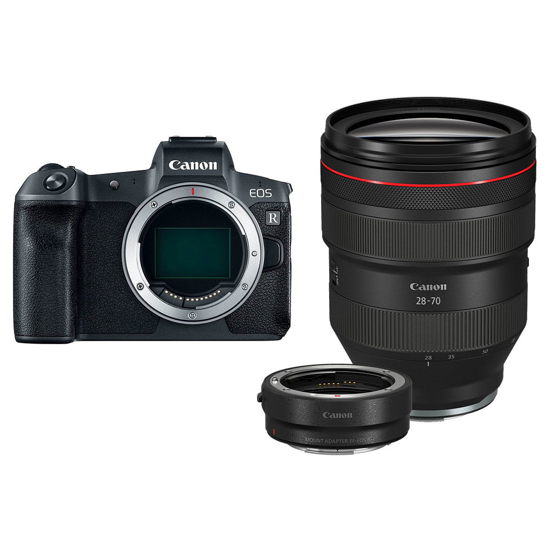 Canon Eos R F2 70mm 28 Systeemcamera 0l Ef Adapter ZwartRf eEWH29DIbY