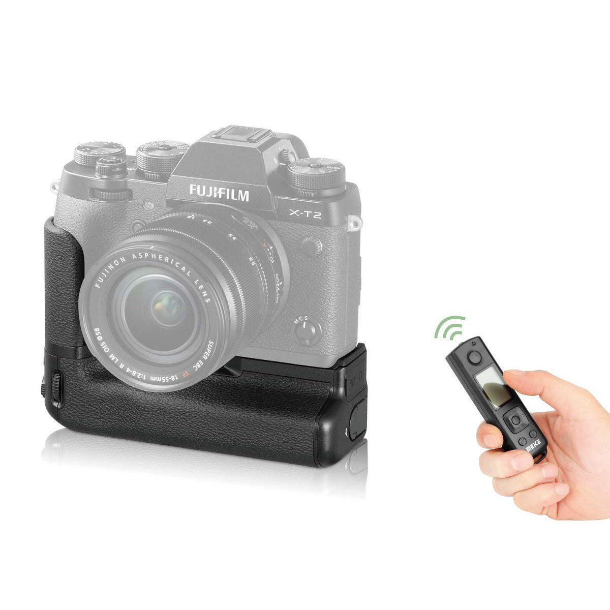 Meike MKXT2 Pro Battery Grip Fujifilm XT2 CameraNU.nl