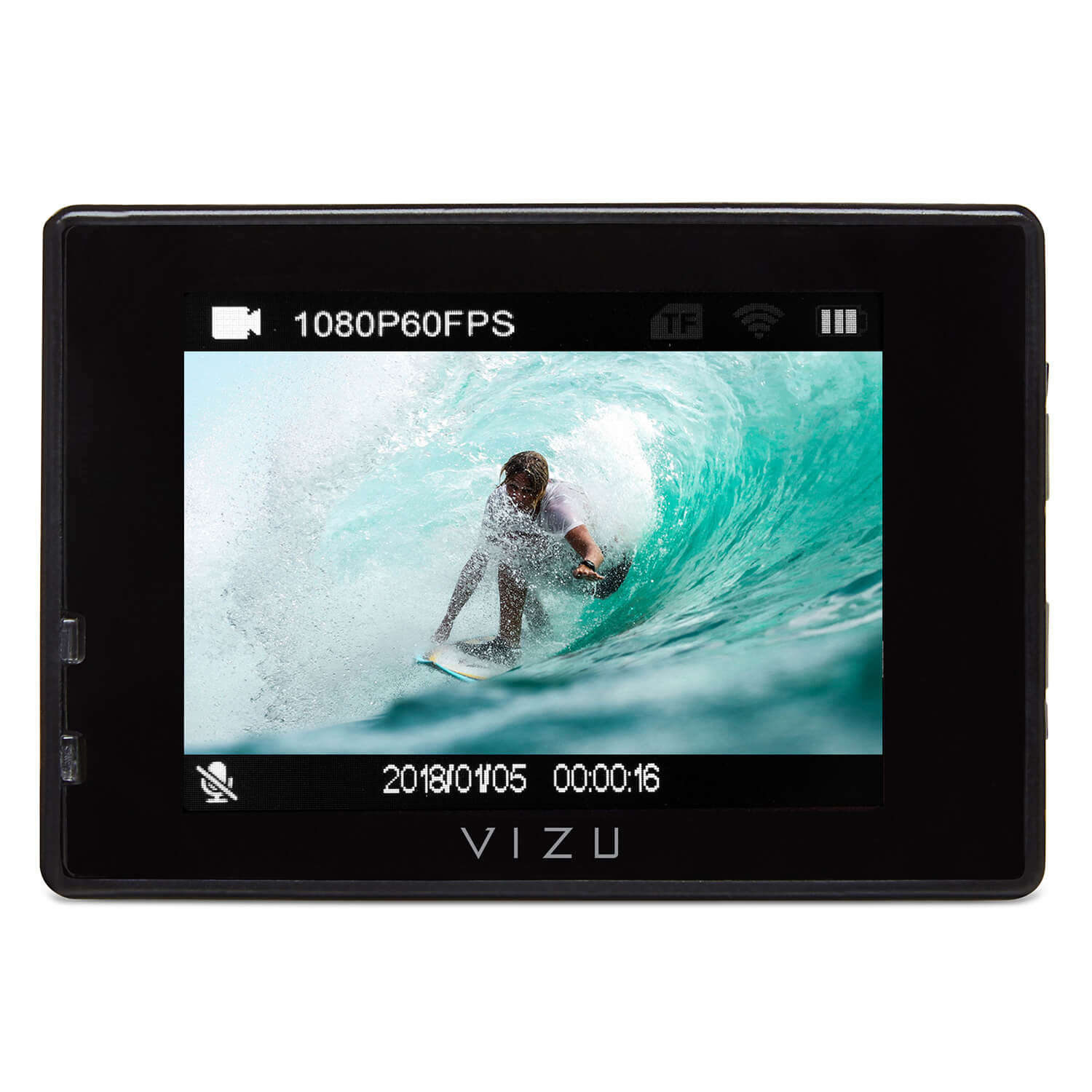 Vizu Extreme X4S 1080p action cam met wifi Cameranu