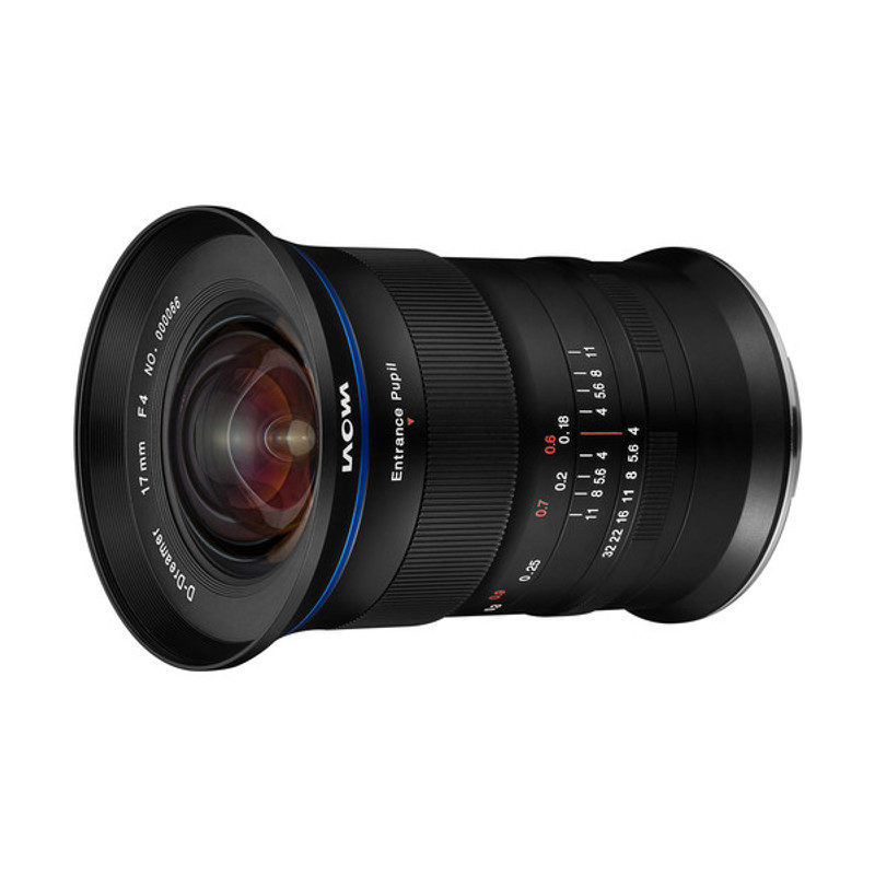 Laowa 17mm f/4.0 Zero-D Fujifilm G-mount objectief