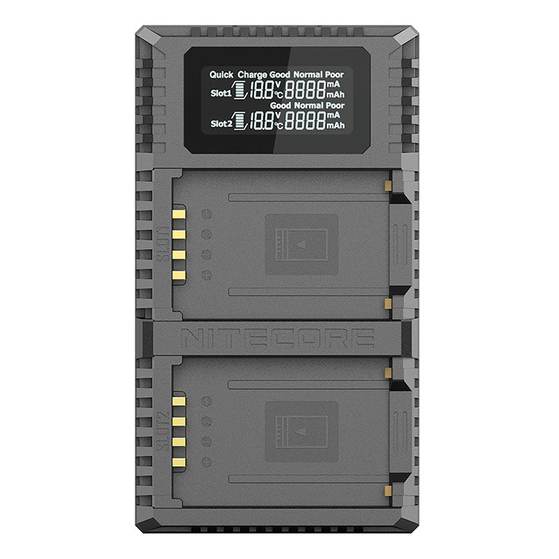 Nitecore FX2 Pro Lader voor Fujifilm NP T125