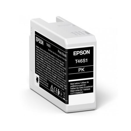 Epson T46S1 - 25 ml - fotozwart - origineel - inktcartridge - voor SureColor P706;SC-P700