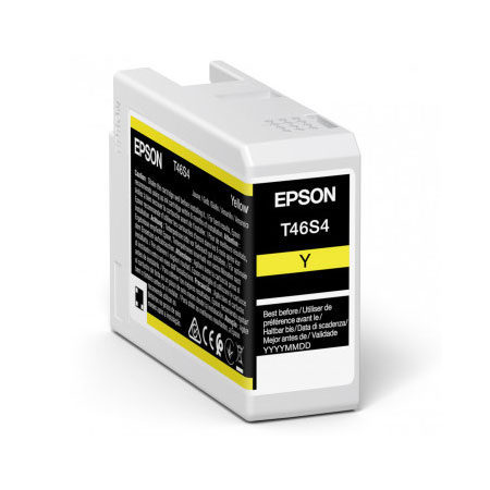 Epson T46S4 - 25 ml - geel - origineel - inktcartridge - voor SureColor P706;SC-P700