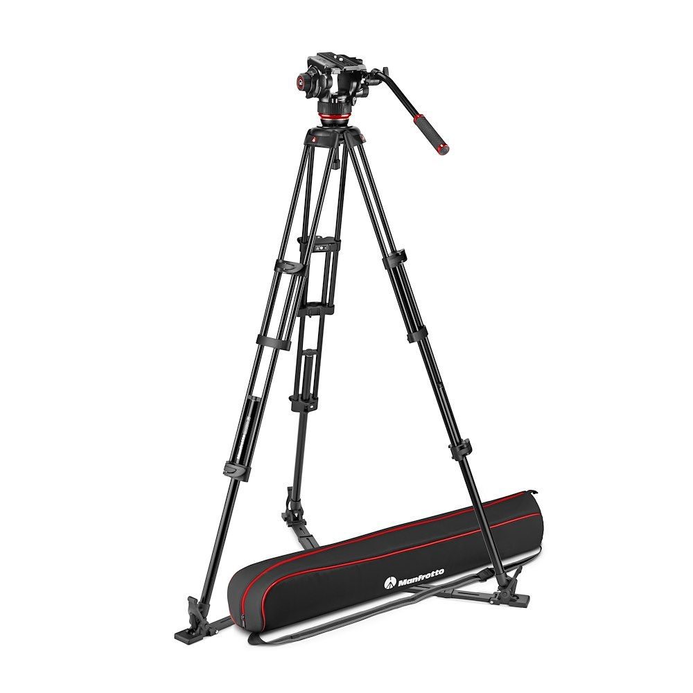 Manfrotto MVK504XTWINGA 504X Video Head + aluminium Twin Leg GS statiefkit