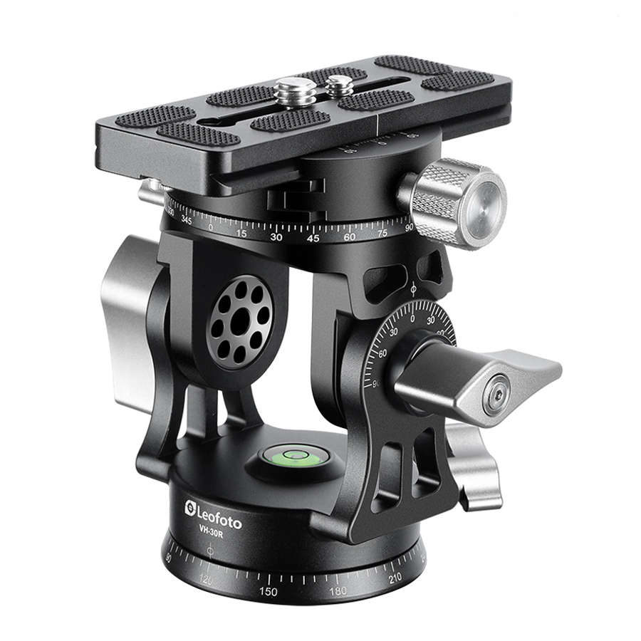 Leofoto VH-30R two-way head with handle and dual panorama