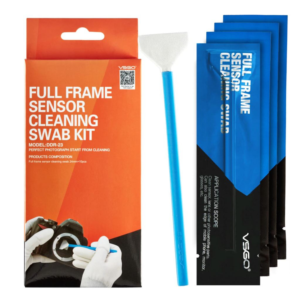 VSGO Full-Frame Sensor Cleaning Swab (24mm x 24 stuks)