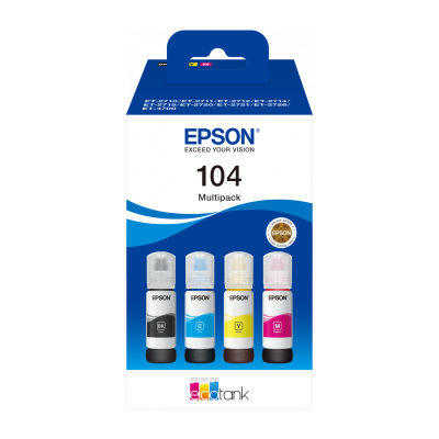 Epson 104 Inktflesjes Combo Pack Kleur
