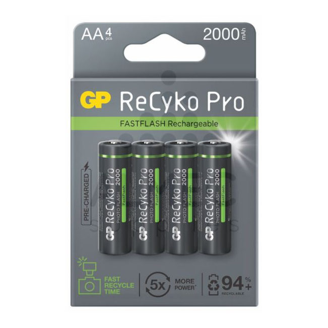 GP ReCyko Pro Rechargeable AA batterijen - 4 stuks