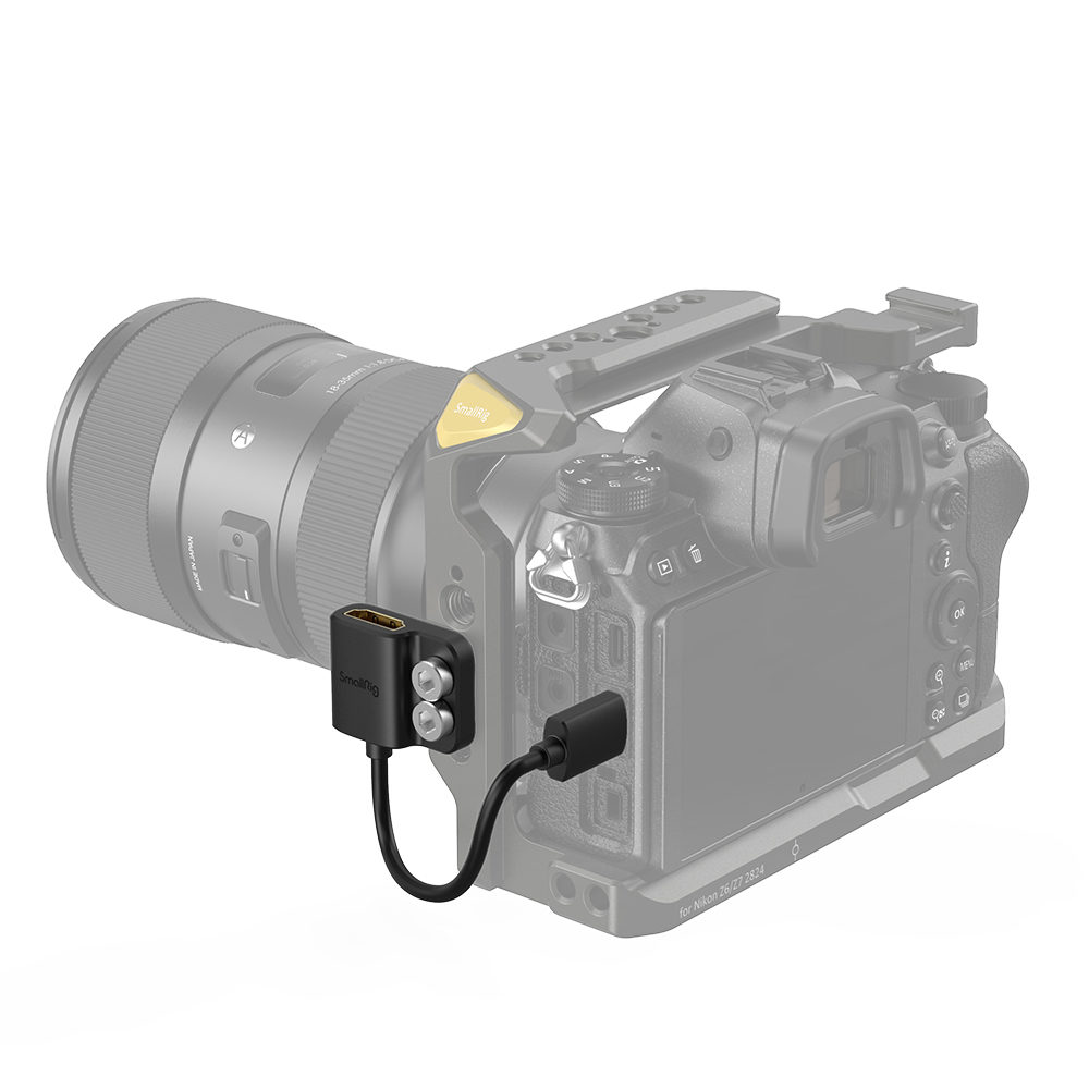 SMALLRIG Ultraslanke 4K kabel Adapterkabel Volledig Mannelijk naar Volledig Vrouwelijk 14cm (A naar A) - 3019 SMALLRIG Ultraslanke 4K kabel Adapterkabel Volledig Mannelijk naar Volledig Vrouwelijk 14cm (A naar A) - 3019