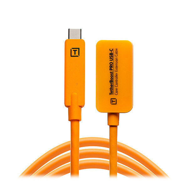 Tethertools TetherBoost Pro USB-C Core Controller Extension Cable- Orange