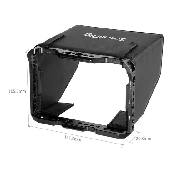 SmallRig 2725 Cage met zonnekap en HDMI-klem
