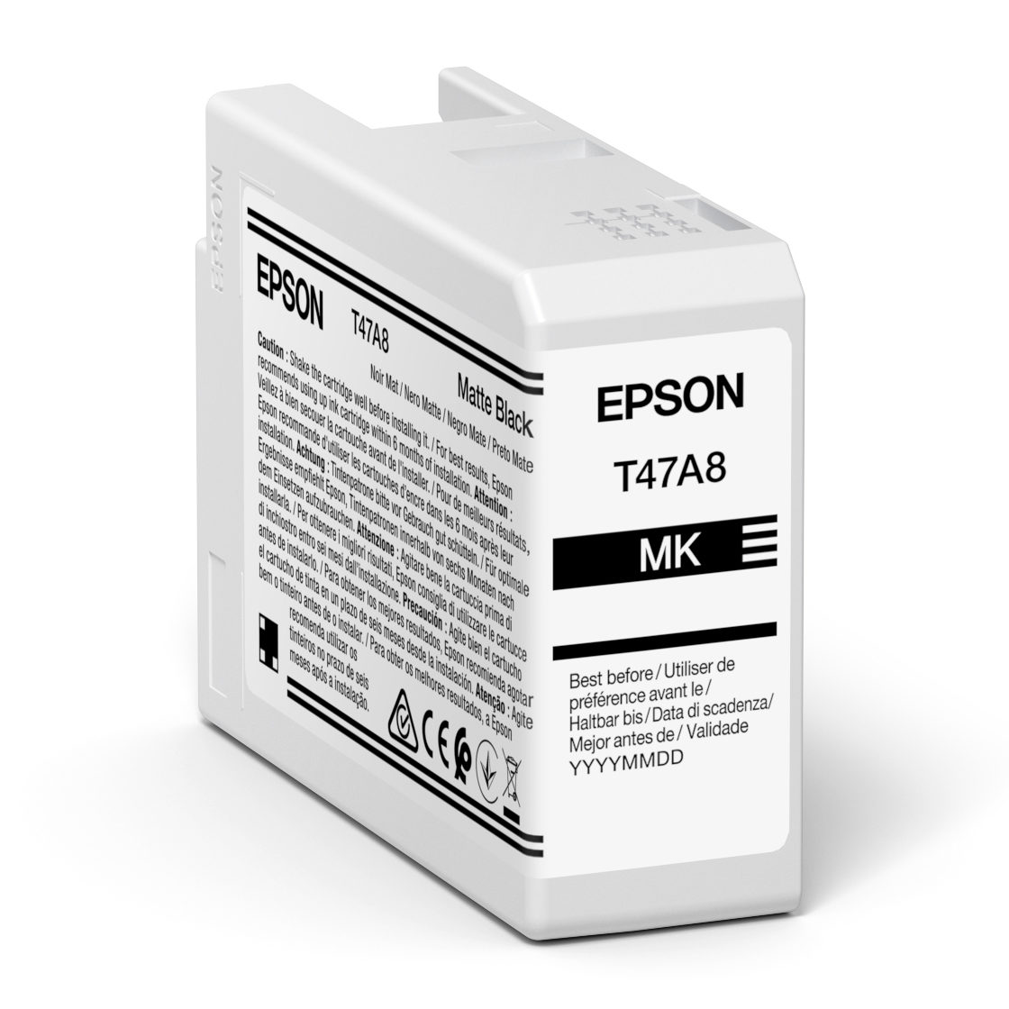 Epson Inktpatroon T47A8 Mat Zwart UltraChrome Pro 50ml