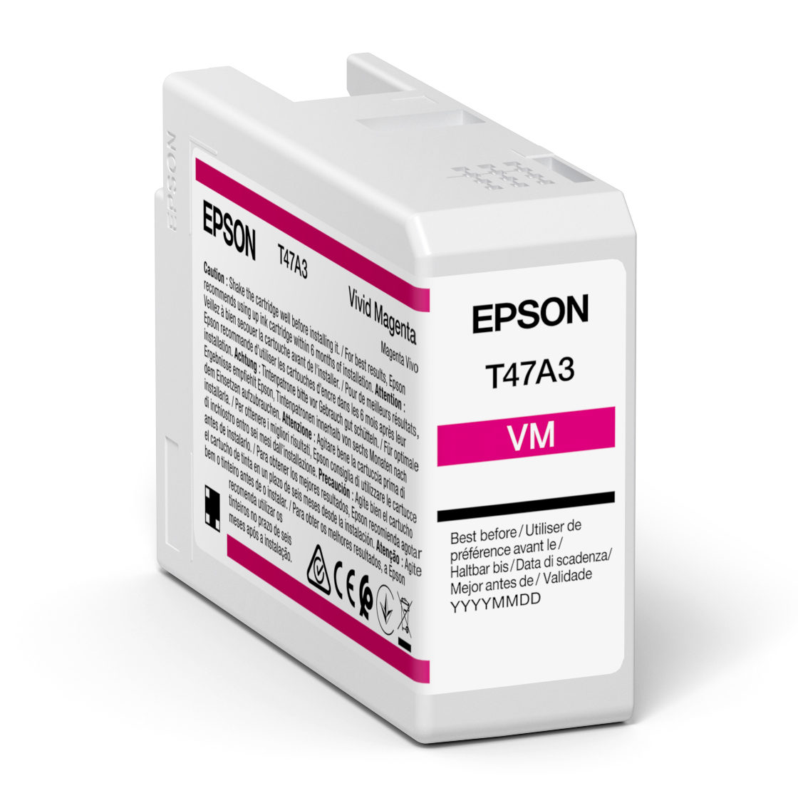 Epson UltraChrome Pro T47A3 - 50 ml - levendig magenta - origineel - inkttank - voor SureColor SC-P900