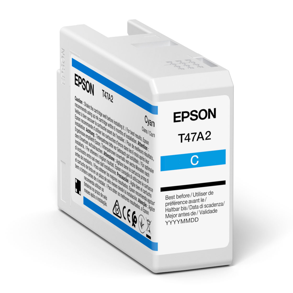 Epson T47A2 - 50 ml - cyaan - origineel - inktcartridge - voor SureColor SC-P900