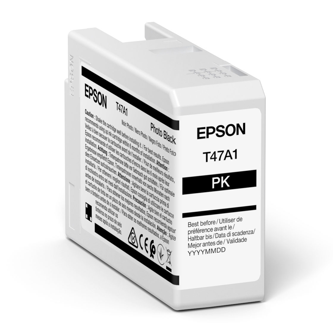 Epson UltraChrome Pro T47A1 - 50 ml - zwart - origineel - inkttank - voor SureColor SC-P900
