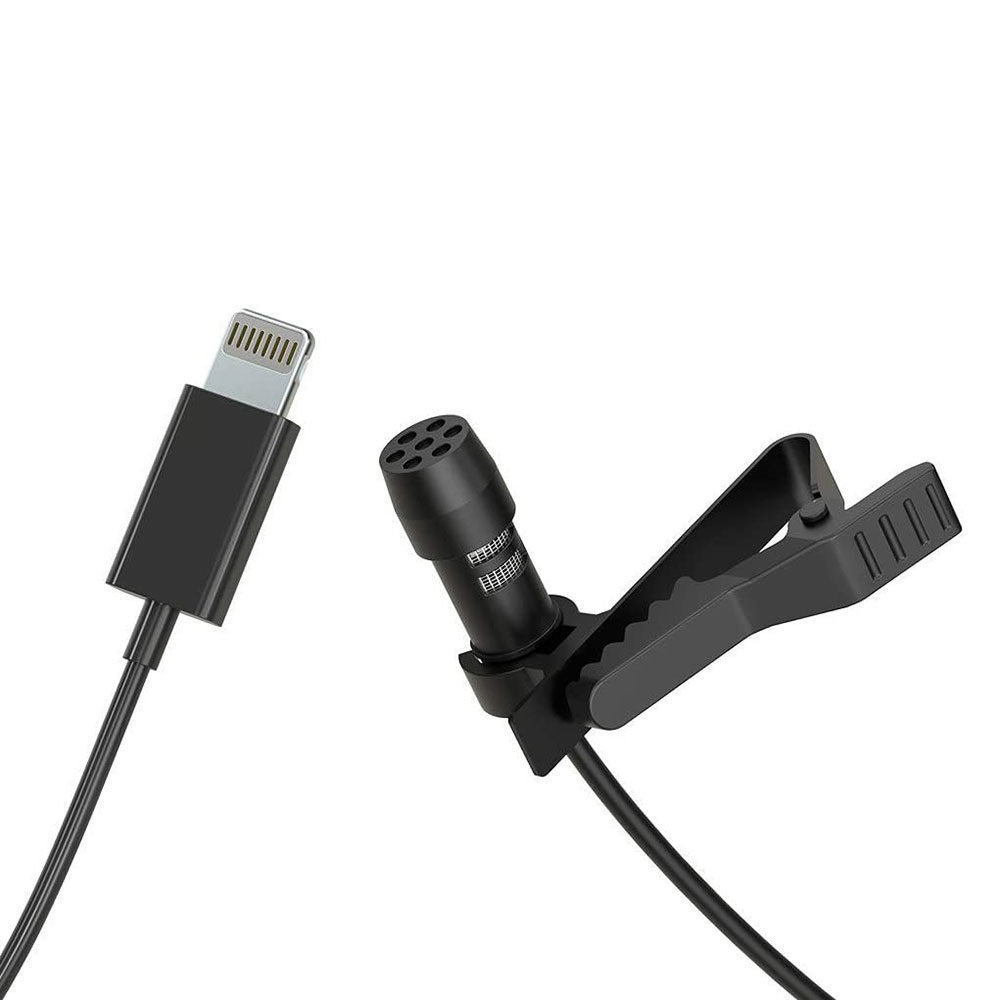 MIRFAK MC1 Lavalier Microphone Lightning Cameranu