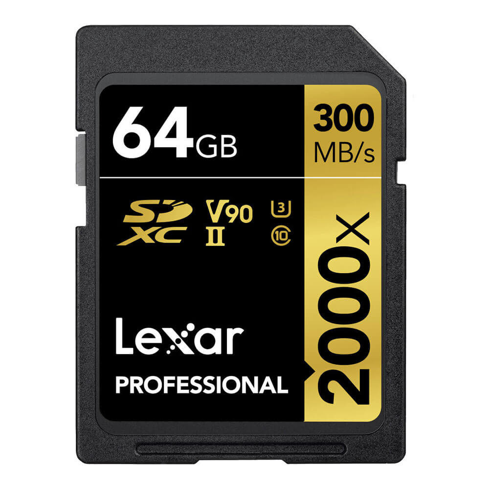 Lexar Professional 2000x 64 GB SDHC UHS-II Klasse 10