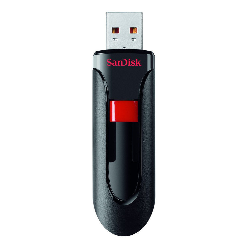 SanDisk Cruzer® Glide™ USB-stick 128 GB Zwart SDCZ60-128G-B35 USB 2.0