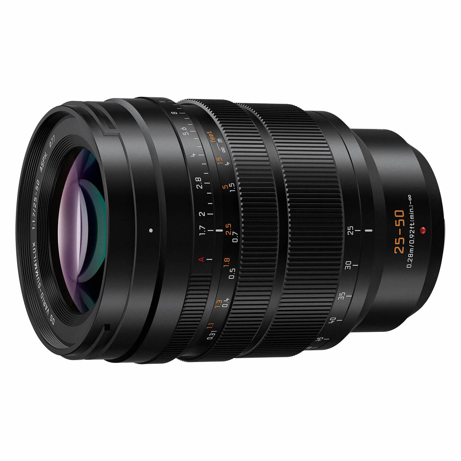 Panasonic Leica DG Vario-Summilux 25-50mm f/1.7 ASPH MFT-mount objectief