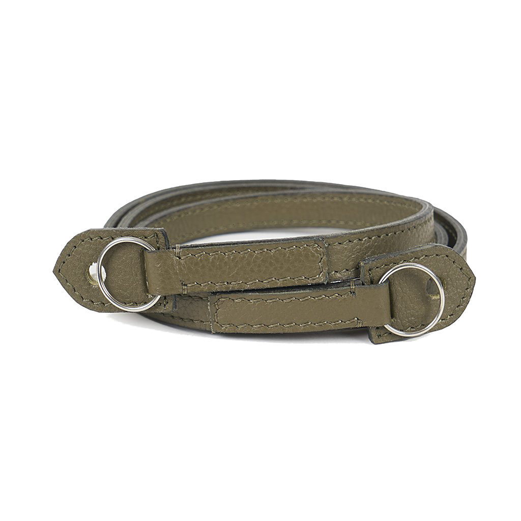 Bronkey Roma Leather Camera Strap 95cm Groen | Cameranu
