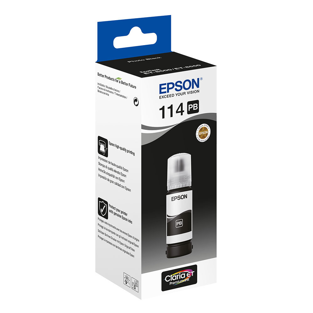 Epson 114 Inktflesje Zwart